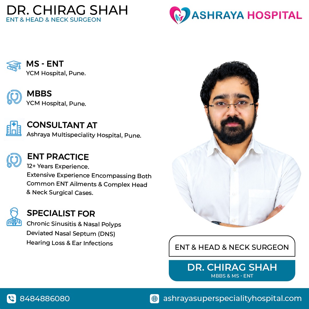 Dr. Chirag Shah , ENT Specialist Marunji, PCMC, Pune Ear, Nose, Throat Hinjewadi, Nerhe Dr. Chirag Shah , ENT Specialist