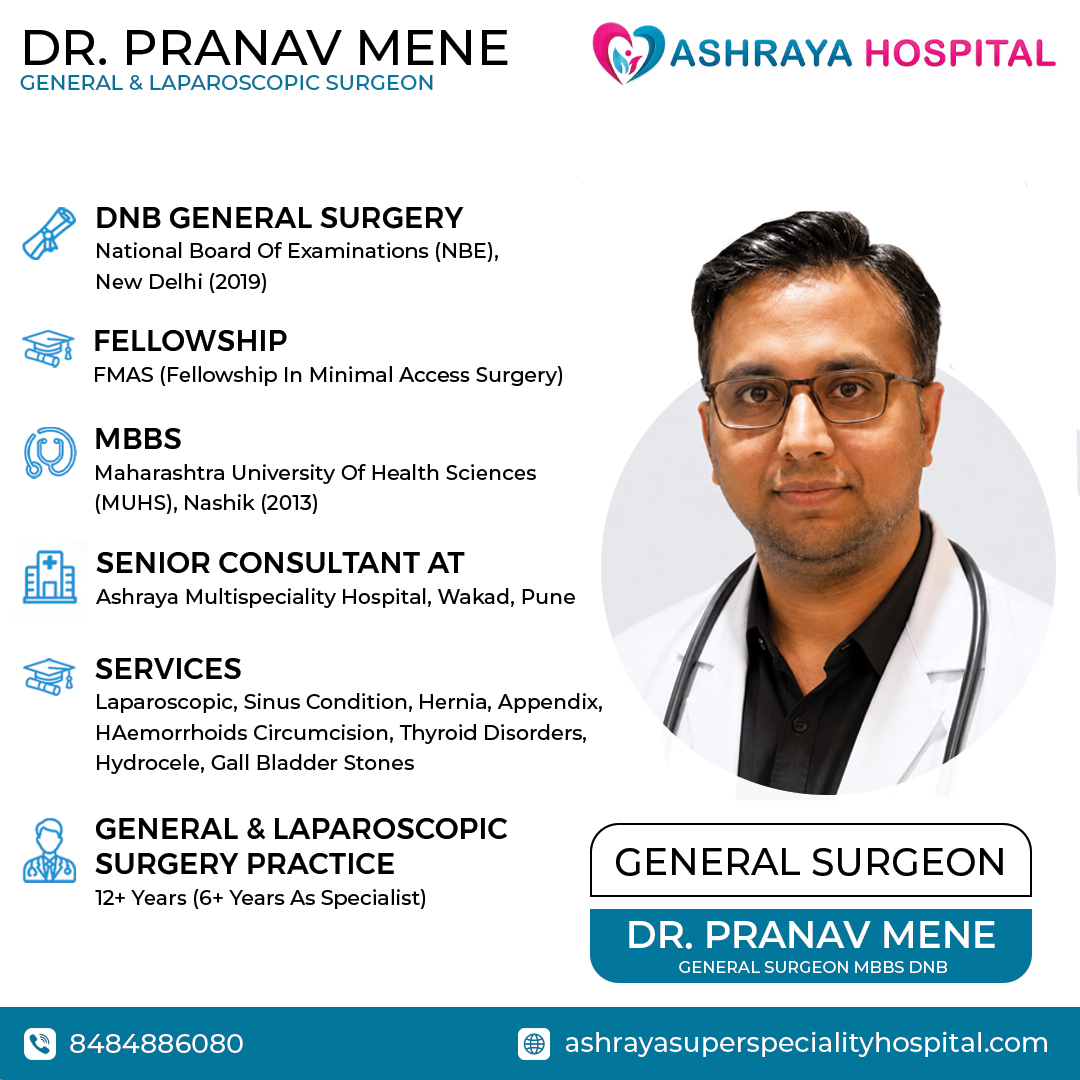 Dr. Pranav Mene , General Surgeon