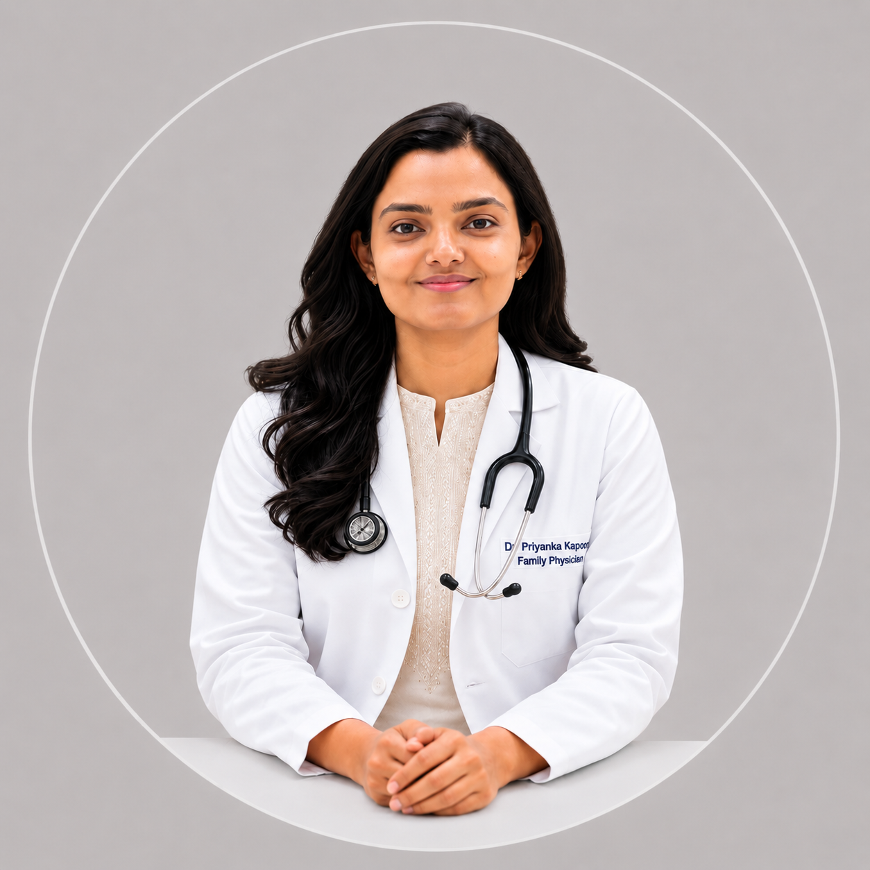 Dr. Priyanka Kargal, MBBS, DNB in Family Medicine, Consulting Physician at Ashraya Superspeciality Hospital, Pune, specializing in diabetes, blood pressure, thyroid, heart health, asthma, critical care, and infection management.